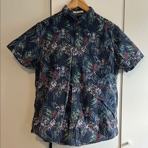 Floral Print Men's Shirt